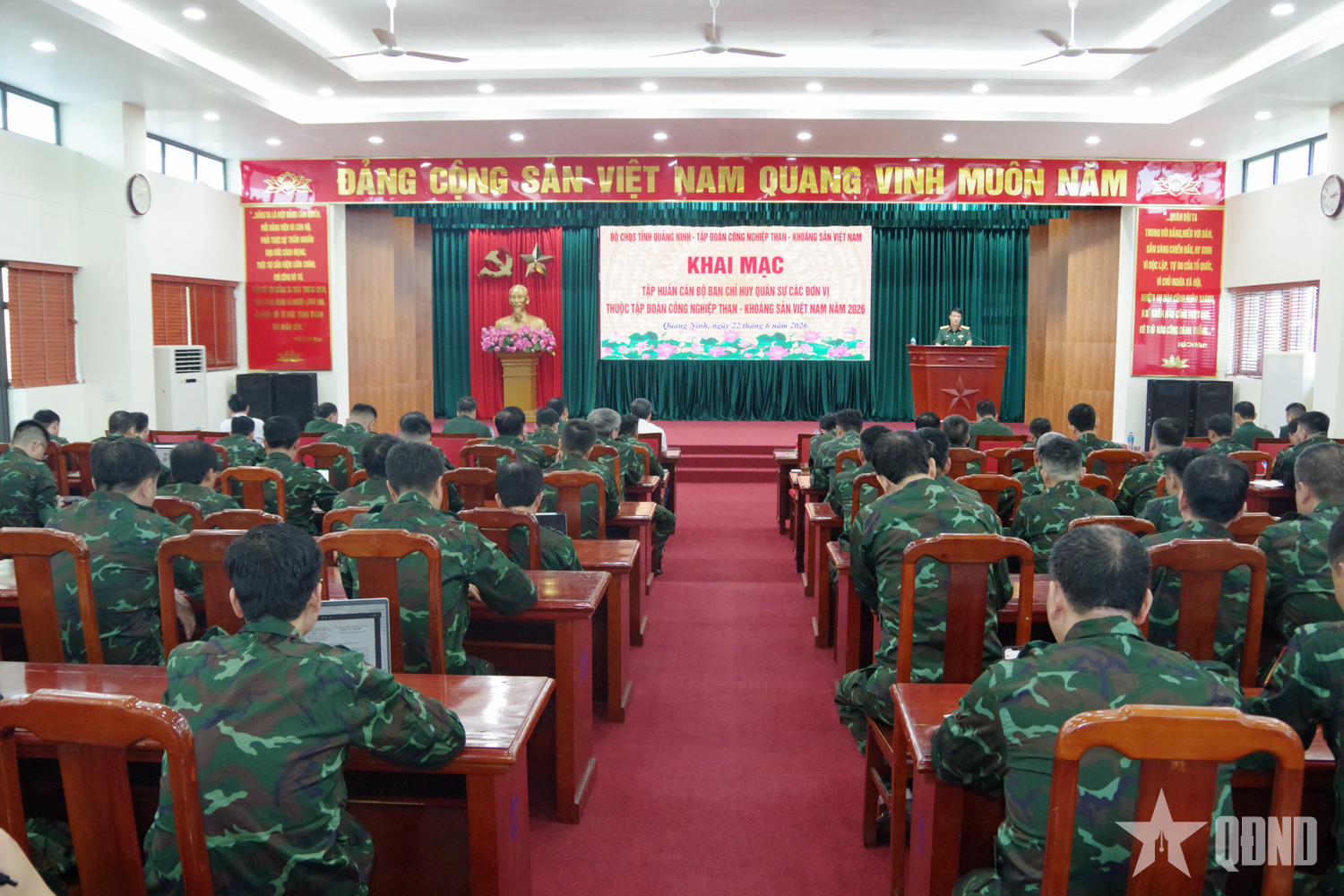 Quảng Ninh: Tập huấn cán bộ Ban CHQS các đơn vị tự vệ ngành Than năm 2026